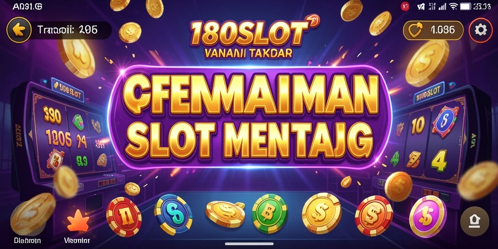 Tampilan gameplay menakjubkan dari 180SLOT yang penuh warna.