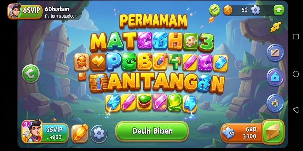 Screenshot gameplay 6SVIP yang penuh warna dan seru.
