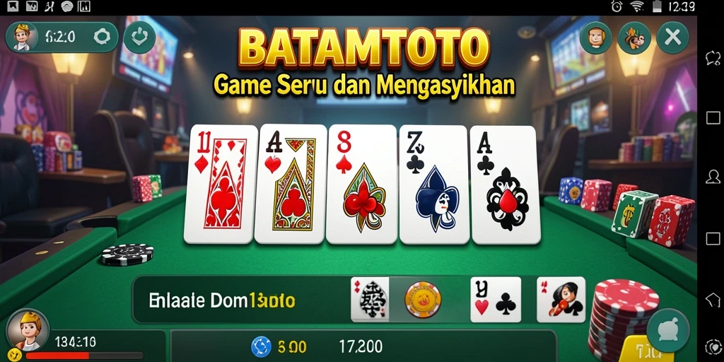Tampilan gameplay seru di BATAMTOTO yang menggugah semangat.