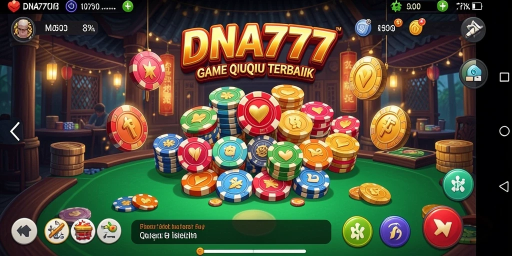 Screenshot menunjukkan gameplay menarik dari QiuQiu di DNA777.