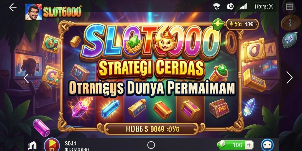 Tampilan gameplay SLOT6000 yang penuh strategi dan tantangan.