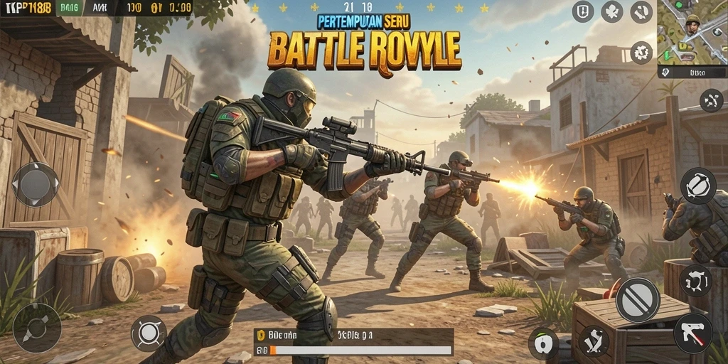 Menampilkan aksi mendebarkan dalam TKP188 saat bertarung di Battle Royale.