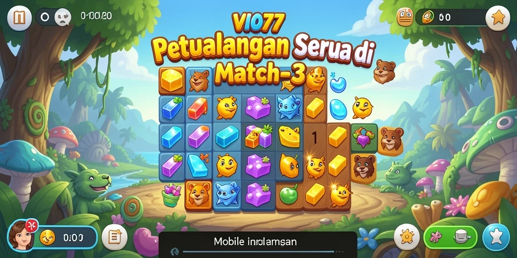 Tampilan gameplay VIO77 yang menarik dan penuh warna.